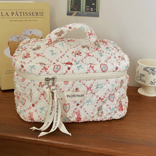 可愛薄荷曼波小羊化妝包女大容量學生收納包手提包包中包筆袋套裝 可愛薄荷曼波小羊化妝包女大容量學生收納包手提包包中包筆袋套裝