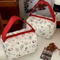 貓咪大容量手提化妝包2025新款可攜式收納包洗漱包立體超可愛手提包