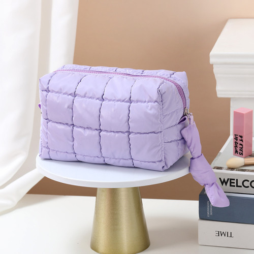 新款秋冬季八角化妝包袋充棉收納包絎縫手拿包手拎棉布化妝包 新款秋冬季八角化妝包袋充棉收納包絎縫手拿包手拎棉布化妝包