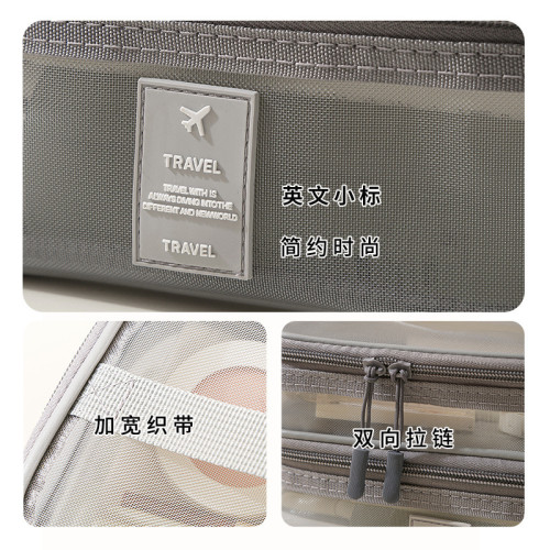 款網紗洗漱包旅行多層化妝品收納包大容量出差手提雜物收納袋 款網紗洗漱包旅行多層化妝品收納包大容量出差手提雜物收納袋