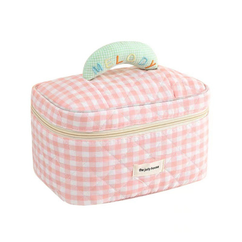 可愛手提化妝包可攜式大容量旅行洗漱包化妝品護膚品收納包馬卡龍包 可愛手提化妝包可攜式大容量旅行洗漱包化妝品護膚品收納包馬卡龍包