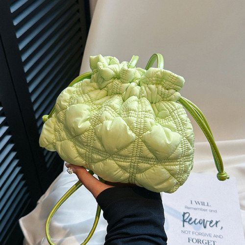 單肩包斜後背包女小號日常上班通勤抽繩束口餃子包化妝口紅收納包 單肩包斜後背包女小號日常上班通勤抽繩束口餃子包化妝口紅收納包