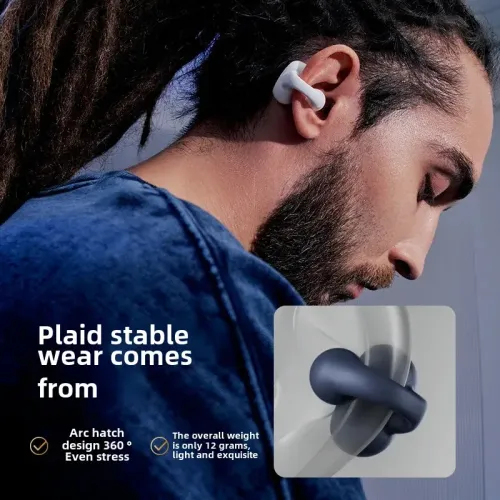 sanag塞那氣傳導藍牙耳機無線不入耳耳夾式智能降噪定向傳音Z50S