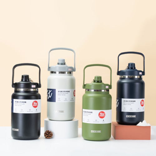 大容量可攜式手提不鏽鋼保溫杯女生4600ml悶燒杯高顔值戶外吸管水壺 大容量可攜式手提不鏽鋼保溫杯女生4600ml悶燒杯高顔值戶外吸管水壺