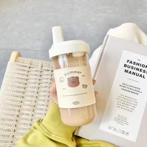 大容量塑膠杯ins風高顔值簡約小吸管杯隔熱耐高溫果汁奶茶喝水杯 大容量塑膠杯ins風高顔值簡約小吸管杯隔熱耐高溫果汁奶茶喝水杯