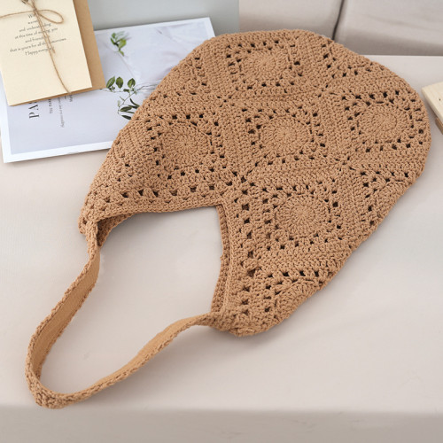 編織包輕便草編包沙灘包大容量編織女包文藝風休閒百搭款包包 編織包輕便草編包沙灘包大容量編織女包文藝風休閒百搭款包包