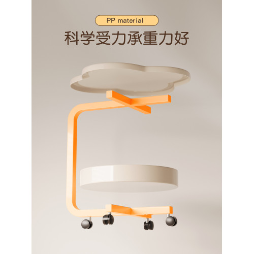 可移動奶油風臥室邊幾床頭置物家用客廳簡約小邊桌邊櫃茶幾小桌子 可移動奶油風臥室邊幾床頭置物家用客廳簡約小邊桌邊櫃茶幾小桌子
