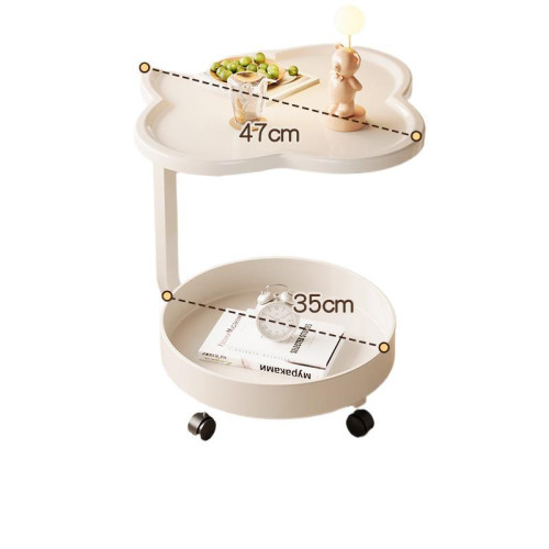 可移動奶油風臥室邊幾床頭置物家用客廳簡約小邊桌邊櫃茶幾小桌子 可移動奶油風臥室邊幾床頭置物家用客廳簡約小邊桌邊櫃茶幾小桌子