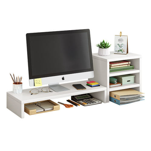 桌上型電腦增高架辦公桌面收納置物架桌上顯示器擡高架底座墊高架子 桌上型電腦增高架辦公桌面收納置物架桌上顯示器擡高架底座墊高架子