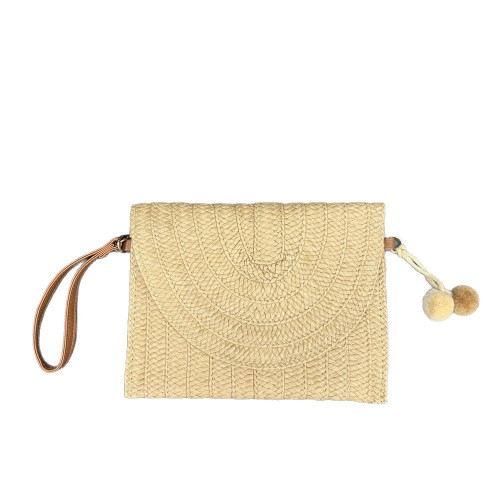 夏季編織包包女手拿包新款時尚復古信封包休閒簡約度假沙灘斜後背包 夏季編織包包女手拿包新款時尚復古信封包休閒簡約度假沙灘斜後背包