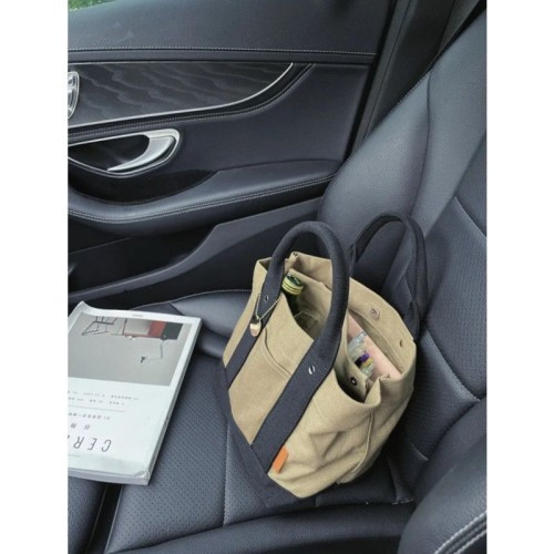 日本千層帆布包多分隔手提袋女2023新款日系上課手拎包托弘智 日本千層帆布包多分隔手提袋女2023新款日系上課手拎包托弘智