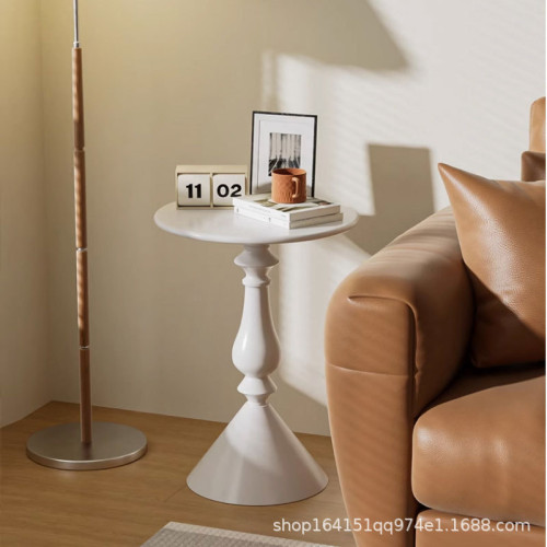 2024新款客廳邊幾沙發小邊桌可移動小茶幾圓形出租房陽台置物桌子 2024新款客廳邊幾沙發小邊桌可移動小茶幾圓形出租房陽台置物桌子