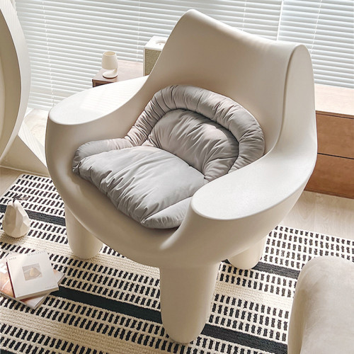 休閒單人沙發椅門口入戶換鞋凳客廳奶油風休閒陽台懷抱軟包大象椅 休閒單人沙發椅門口入戶換鞋凳客廳奶油風休閒陽台懷抱軟包大象椅