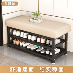 門口換鞋凳家用簡易樓道穿鞋凳子軟包雙層沙發凳子廠客廳沙發凳子