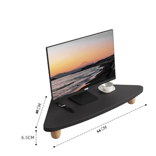 轉角電腦增高架家用桌上型顯示器支架辦公室桌面置物架三角收納架子 轉角電腦增高架家用桌上型顯示器支架辦公室桌面置物架三角收納架子