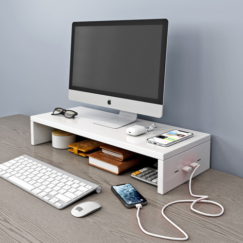 電腦增高架桌上型顯示器支撐架鍵盤收納螢幕墊高架辦公室桌面置物架 電腦增高架桌上型顯示器支撐架鍵盤收納螢幕墊高架辦公室桌面置物架