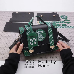 英倫風劍橋包diy手工編織包包女自製材料包手提斜背學院風郵差包