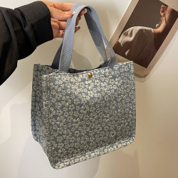 大容量帆布包包女2024新款潮時尚托特包女ins洋氣百搭單肩手提包