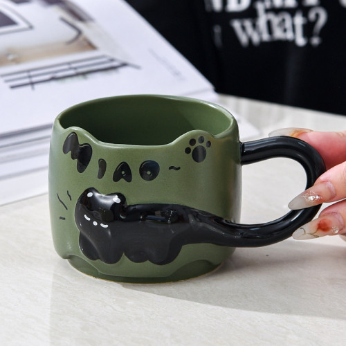 小貓曡曡杯套裝陶瓷馬克杯喝水情侶杯子家用創意水杯辦公室咖啡杯 小貓曡曡杯套裝陶瓷馬克杯喝水情侶杯子家用創意水杯辦公室咖啡杯