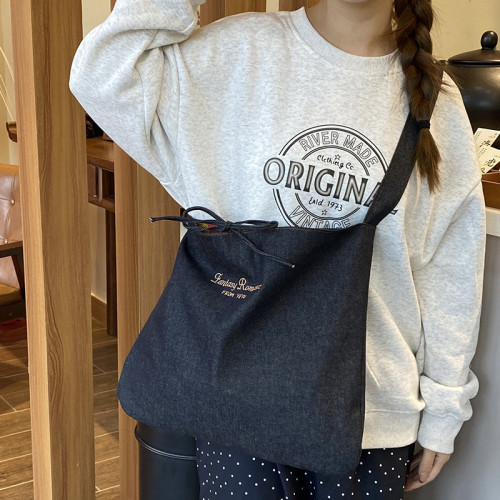 春夏新款復古民族風碎花拼布單肩包波西米亞風情帆布包多用途女包