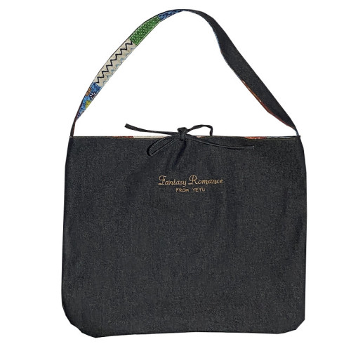 春夏新款復古民族風碎花拼布單肩包波西米亞風情帆布包多用途女包