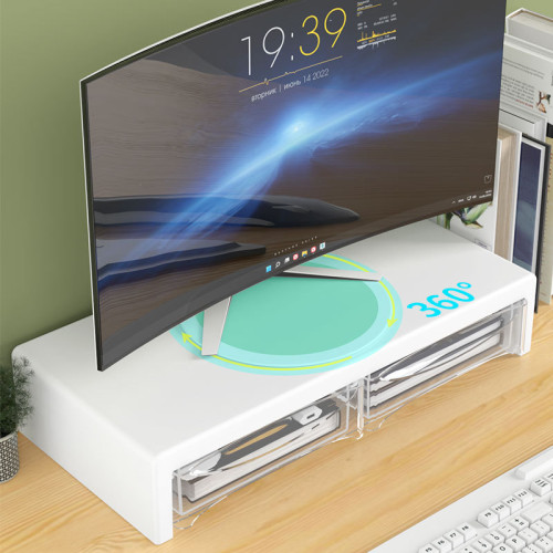 顯示器擡高架支架電腦顯示器增高架底座墊高辦公桌面收納置物架子 顯示器擡高架支架電腦顯示器增高架底座墊高辦公桌面收納置物架子