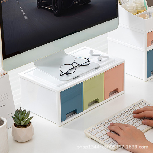 增高架桌上型電腦顯示器擡高架辦公桌面收納置物架底座支架墊高架子 增高架桌上型電腦顯示器擡高架辦公桌面收納置物架底座支架墊高架子