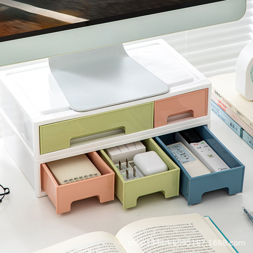 增高架桌上型電腦顯示器擡高架辦公桌面收納置物架底座支架墊高架子 增高架桌上型電腦顯示器擡高架辦公桌面收納置物架底座支架墊高架子