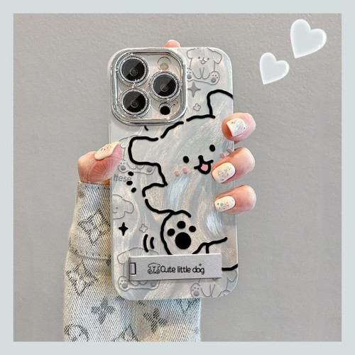 適用蘋果16promax手機殼夏天高級感帶掛繩15小衆新款14鏤空線條狗 適用蘋果16promax手機殼夏天高級感帶掛繩15小衆新款14鏤空線條狗