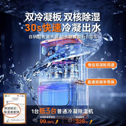 除溼機家用吸溼室內靜音抽溼迴南天空氣淨化器一體機