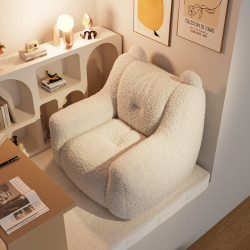 兒童沙發寶寶閲讀書角布置嬰兒小沙發小熊沙發椅臥室卡通懶人座椅