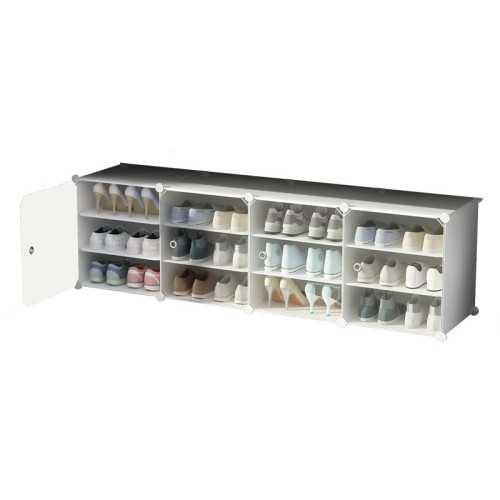 簡易組裝鞋櫃魔片可調節DIY省空間折曡宿舍出租房防塵門口收納架 簡易組裝鞋櫃魔片可調節DIY省空間折曡宿舍出租房防塵門口收納架