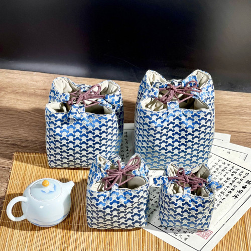 主人杯收納袋建盞汝窰旅行茶具快客杯蓋碗茶壺禮品袋旅行可攜式茶包 主人杯收納袋建盞汝窰旅行茶具快客杯蓋碗茶壺禮品袋旅行可攜式茶包