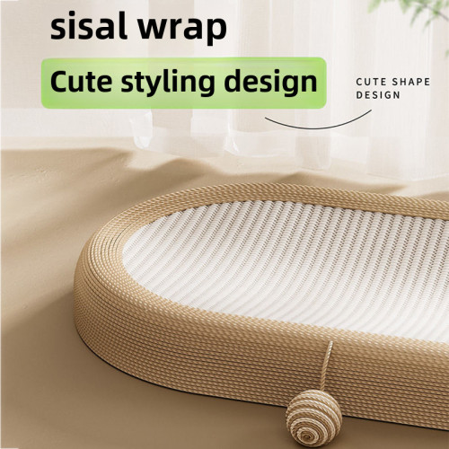 大號劍麻貓抓盆橢圓形貓抓板貓窩一體麻繩盆貓咪磨爪神器 大號劍麻貓抓盆橢圓形貓抓板貓窩一體麻繩盆貓咪磨爪神器