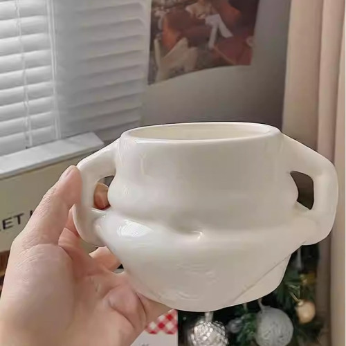 小衆捏肚馬克杯陶瓷水杯辦公室創意個性牛奶早餐杯咖啡杯 小衆捏肚馬克杯陶瓷水杯辦公室創意個性牛奶早餐杯咖啡杯