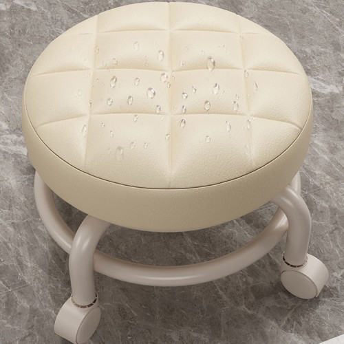 家用輪滑矮凳兒童萬向輪學步凳美縫美甲移動小圓凳客廳門口換鞋凳 家用輪滑矮凳兒童萬向輪學步凳美縫美甲移動小圓凳客廳門口換鞋凳