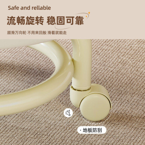 萬向輪小凳子家用滑輪小圓凳客廳矮凳帶輪小板凳入戶換鞋凳靠背椅 萬向輪小凳子家用滑輪小圓凳客廳矮凳帶輪小板凳入戶換鞋凳靠背椅