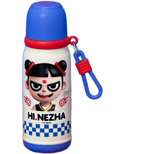 網紅爆款哪吒魔童閙海保溫杯學生專用喝水杯子高顔值戶外可攜式水杯