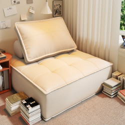 網紅豆腐塊沙發客廳2024新款懶人沙發單人小沙發臥室組合型榻榻米