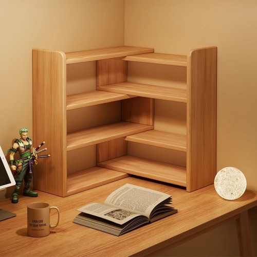 書架可伸縮書櫃桌面置物架臥室床邊儲物櫃兒童書桌上收納櫃子 書架可伸縮書櫃桌面置物架臥室床邊儲物櫃兒童書桌上收納櫃子