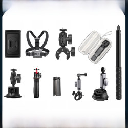 適用Pocket 3/2支架配件鋼化膜三腳架胸帶第一視角固定拍攝套裝