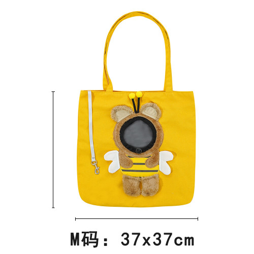 寵物外出包貓包斜背手提貓咪袋子小型犬可露頭單肩包用品蜜蜂 寵物外出包貓包斜背手提貓咪袋子小型犬可露頭單肩包用品蜜蜂