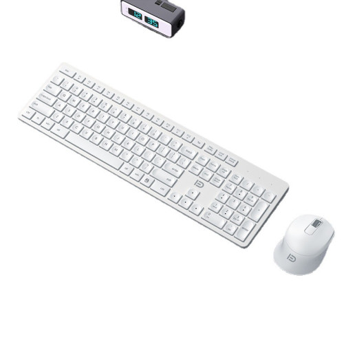 超靜音無線鍵盤滑鼠套裝女生辦公打字機械手感藍牙鍵鼠筆記型電腦