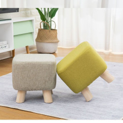 網紅學步凳小方凳布藝板凳換鞋凳禮品凳矮凳可拆洗客廳小凳子時尚