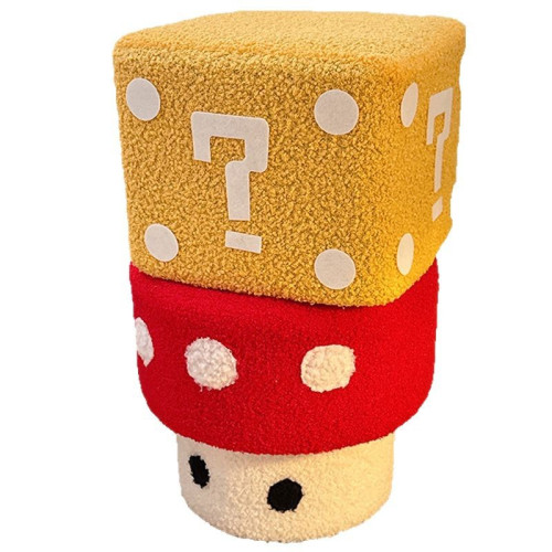 可愛毛絨蘑菇小凳子板凳家用客廳矮凳創意靜音腳墊結實耐用換鞋凳 可愛毛絨蘑菇小凳子板凳家用客廳矮凳創意靜音腳墊結實耐用換鞋凳