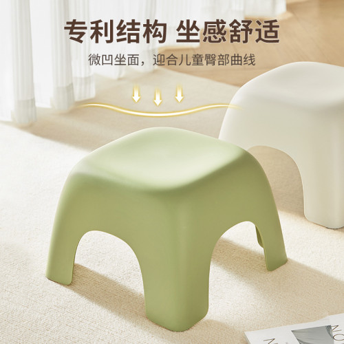 塑膠凳家用客廳小板凳浴室加厚小矮凳兒童防滑換鞋凳簡約環形板凳