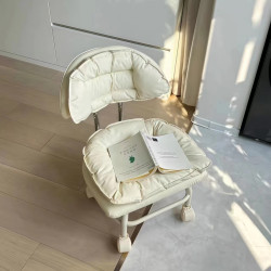 ins風雲朵網紅小凳子 家用加厚四季通透氣椅子辦公久坐不累換鞋凳