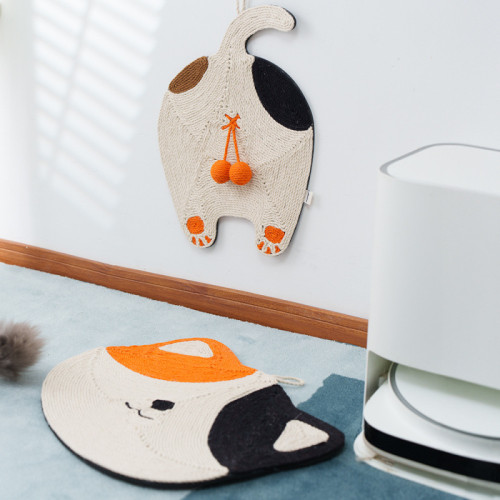 可愛貓蛋蛋耐磨貓抓板粗劍麻不屑貓窩可掛牆磨爪一體貓咪玩具 可愛貓蛋蛋耐磨貓抓板粗劍麻不屑貓窩可掛牆磨爪一體貓咪玩具