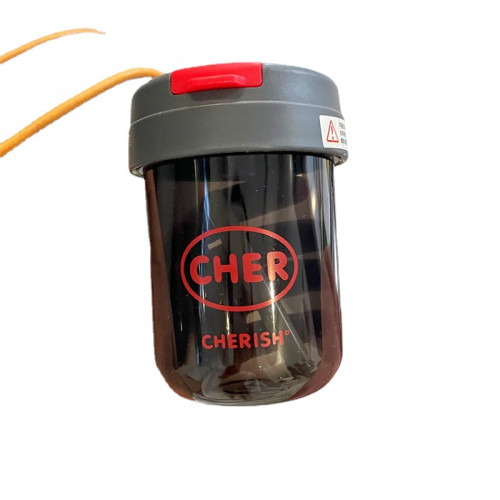 Ins吸琯杯迷你水杯子可攜式噸噸杯隨手咖啡塑膠杯製定禮品