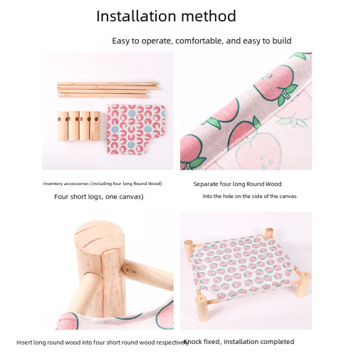 寵物行軍床狗窩夏季狗床可拆洗木質四季可用貓墊子貓窩狗狗行軍床 寵物行軍床狗窩夏季狗床可拆洗木質四季可用貓墊子貓窩狗狗行軍床